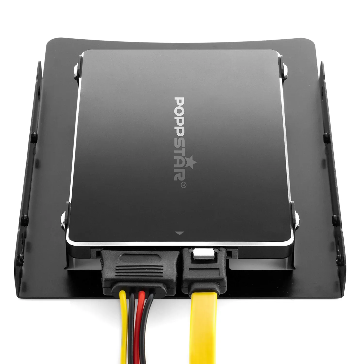 Poppstar SSD Einbaurahmen 2,5 Zoll Kit mit Kabel
