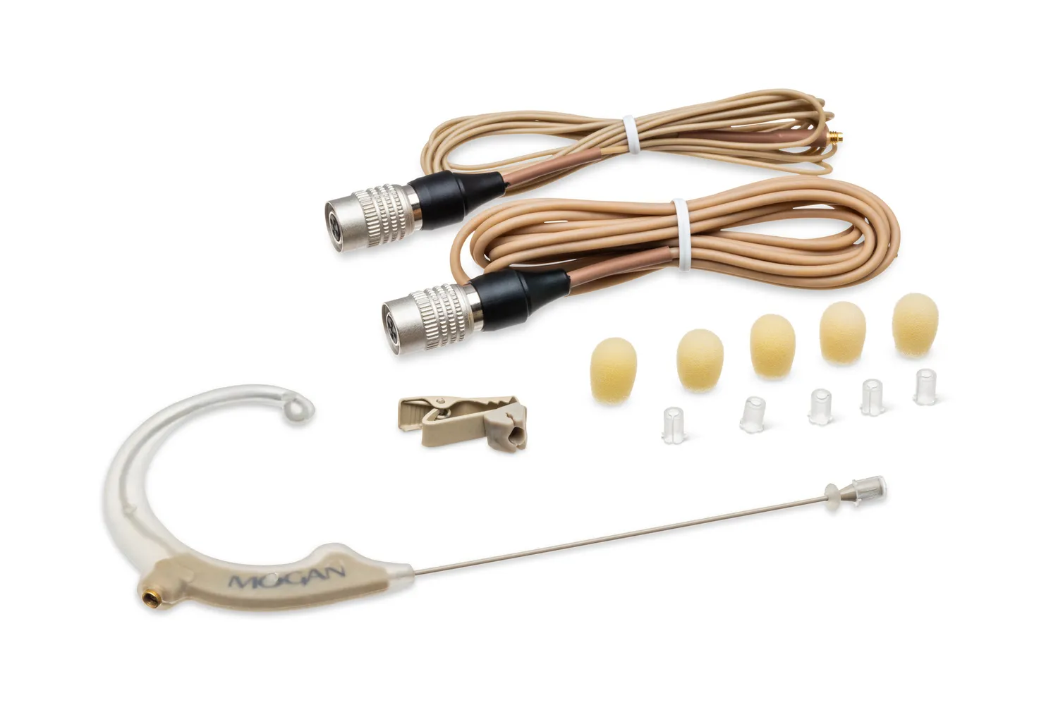 Hosa Mogan Elite ICE EIO-KIT Earset-Mikrofon hautfarben