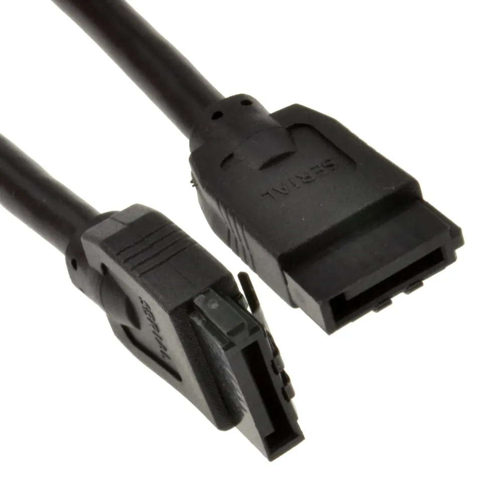 Kenable SATA 3 Kabel 90cm mit Verriegelung 6Gbps