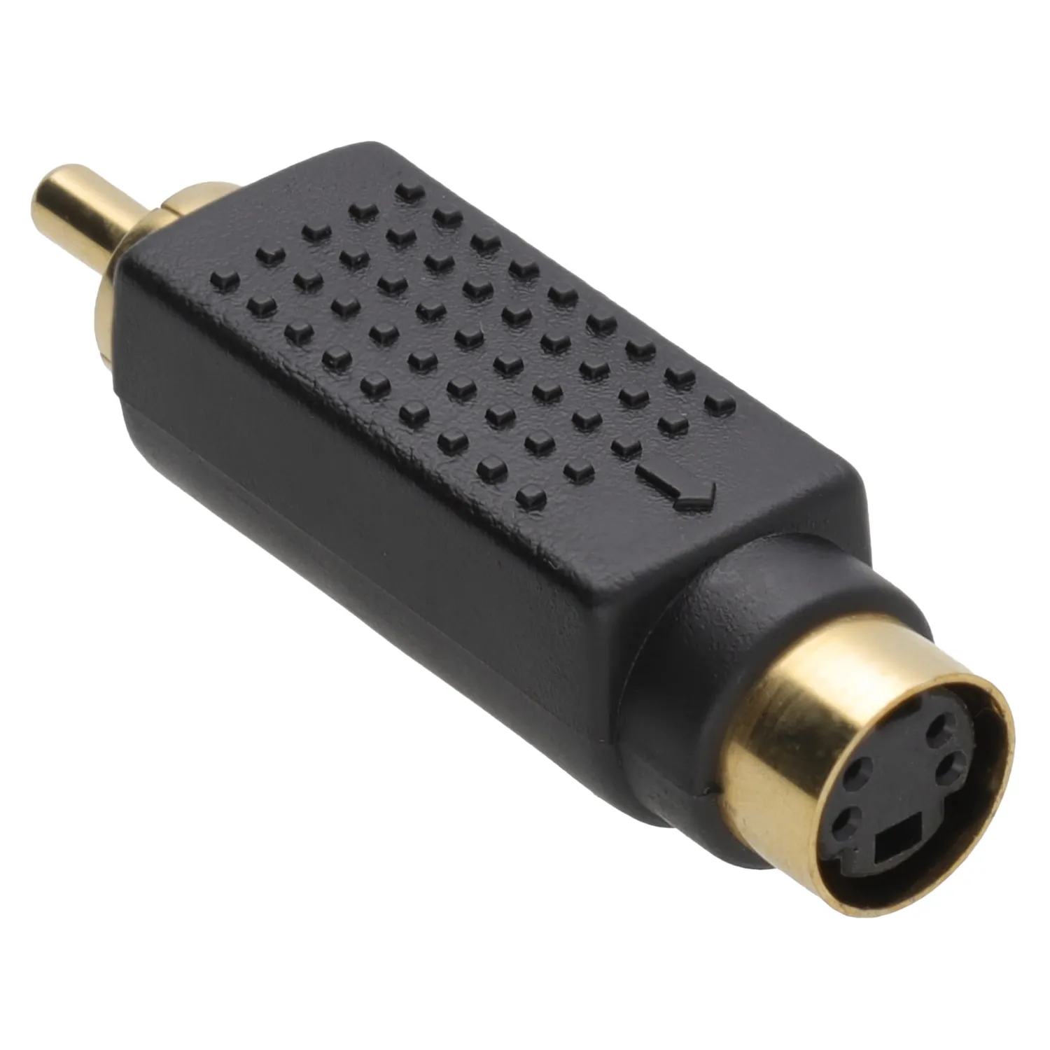 Kenable SVHS S-Video Composite Cinch Adapter vergoldet bidirektional