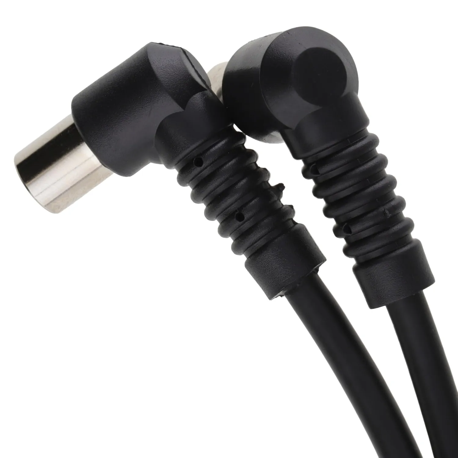 kenable RF Koax Antennenkabel gewinkelt 0,6 m schwarz