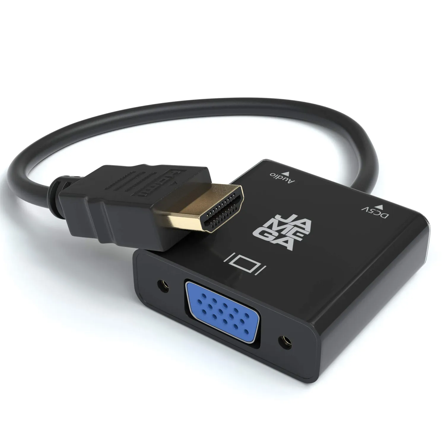 JAMEGA HDMI auf DVI Adapter Stecker-Buchse 0,1m 1080p