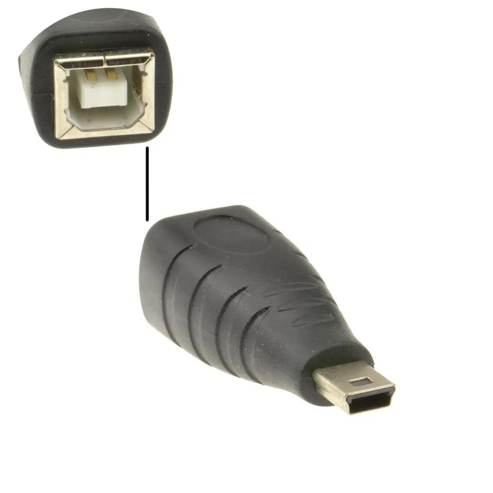 Kenable USB-B Buchse Mini-B Stecker Adapter