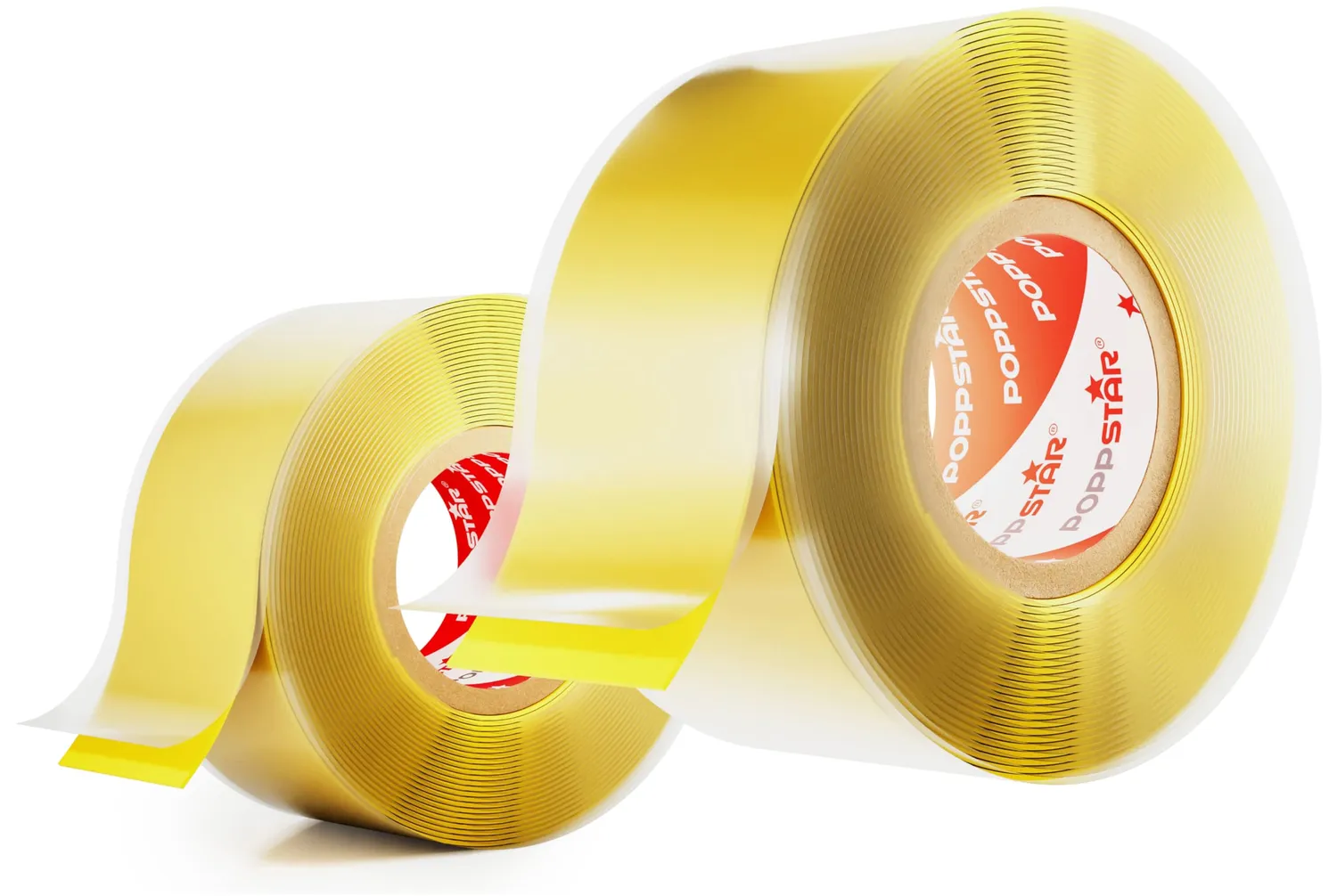 Poppstar Silikonband selbstverschweißend 3 m gelb wasserdicht
