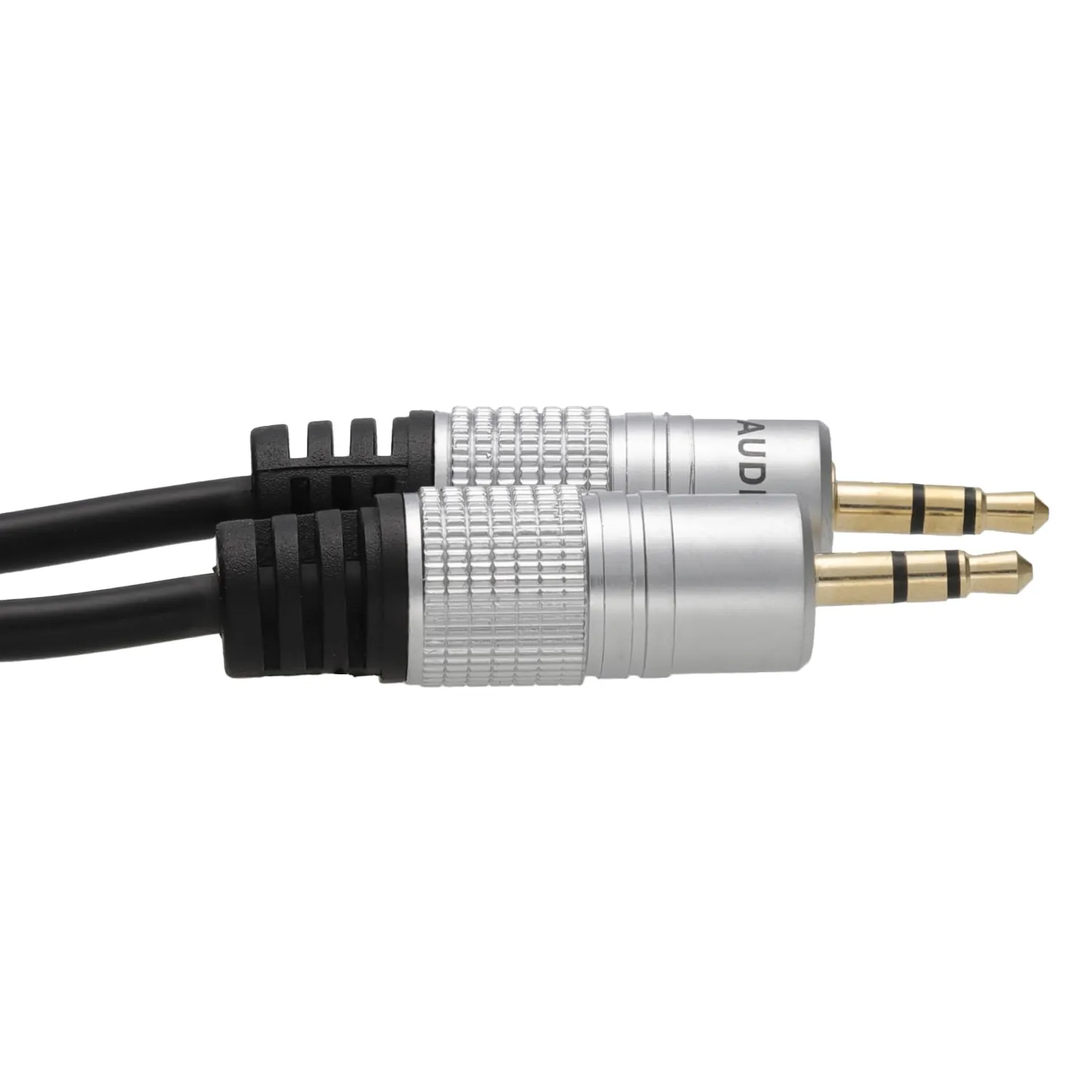 Kenable Profi Audio Klinkenkabel 0,5m Schwarz Stereo