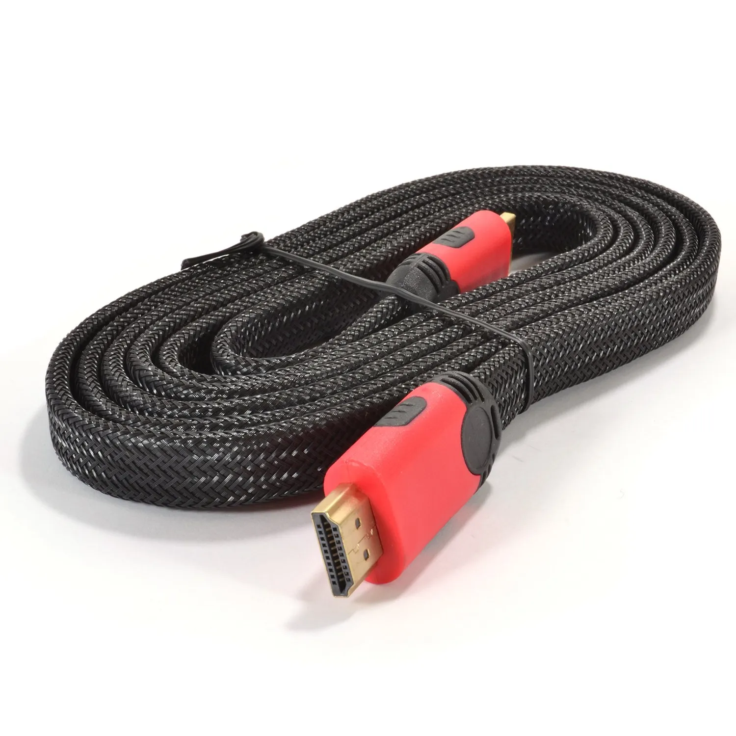 Kenable HDMI Kabel flach 2m rot High Speed