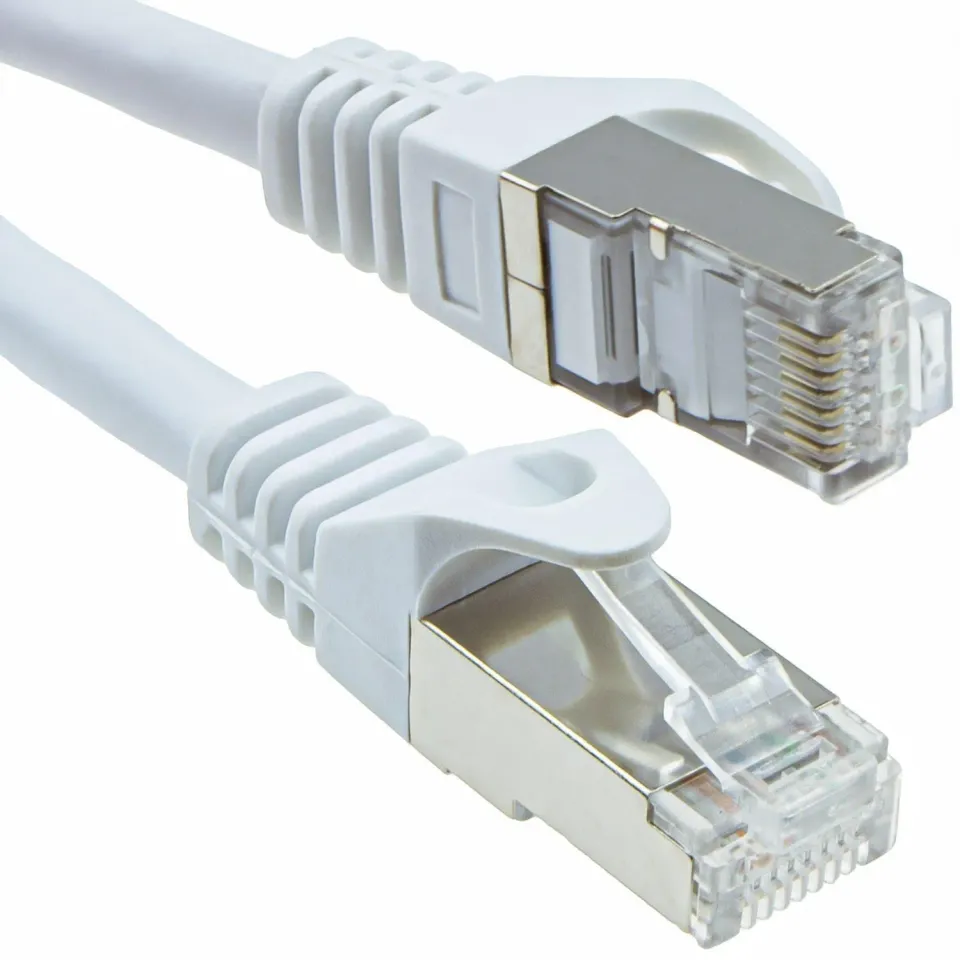 Kenable Cat6A Netzwerkkabel SSTP RJ45 10 m weiß