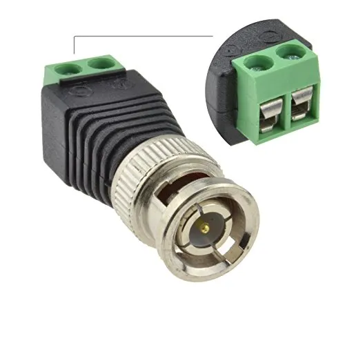 Kenable BNC Stecker männlich CCTV Twist-on Schraubklemme einzeln