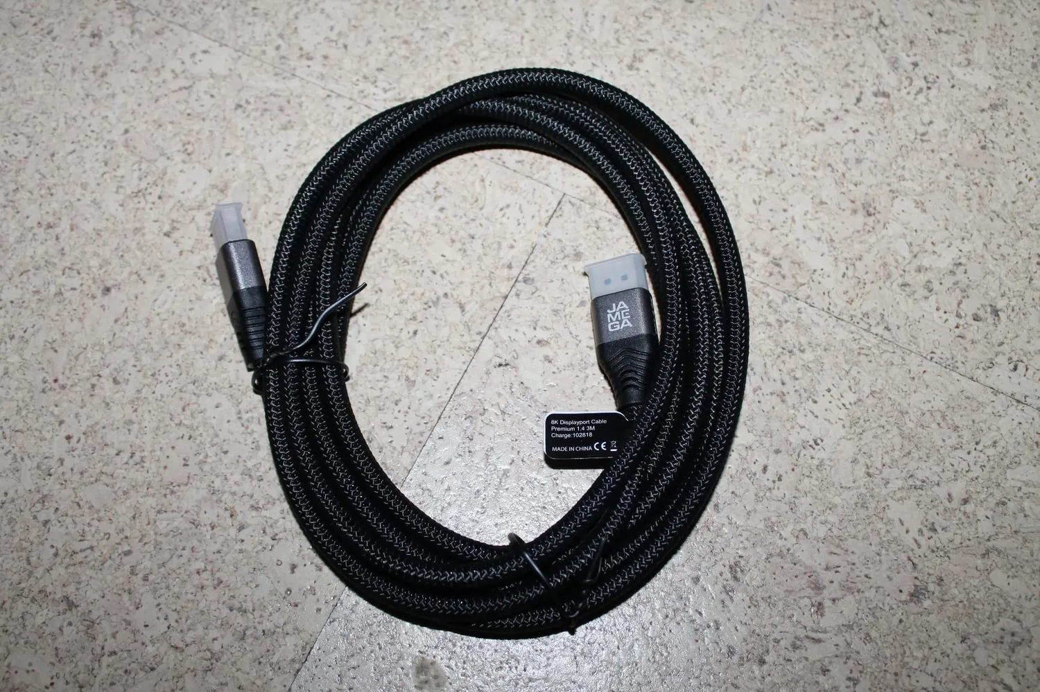 Jamega DisplayPort Kabel 1.4 8K 1,5m Gaming Nylon