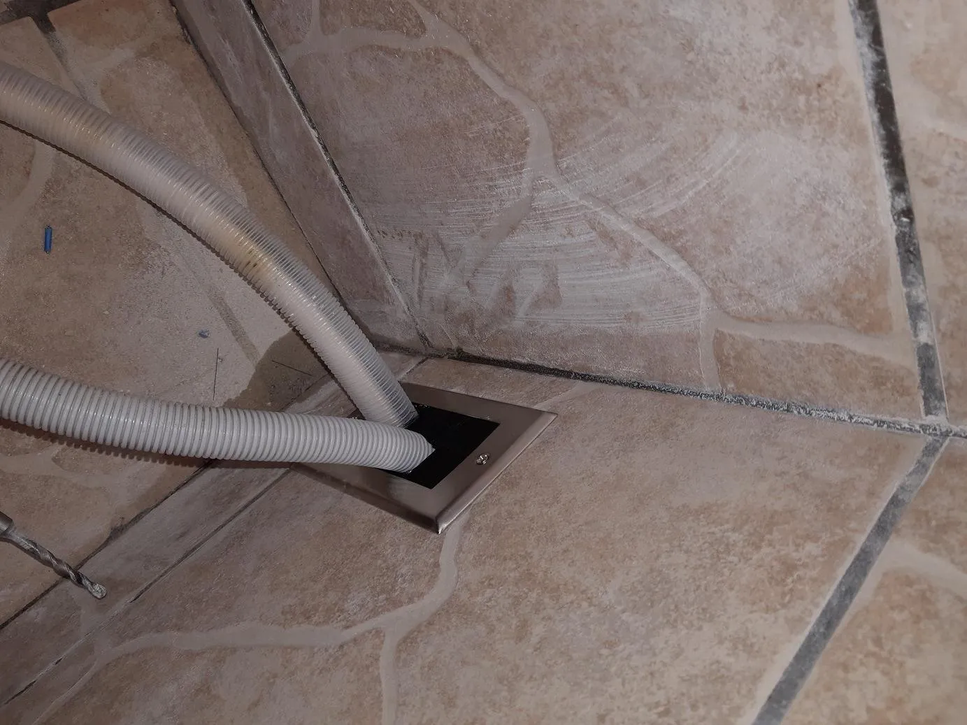 Kenable Bürsten Frontplatte Doppel 145x84 mm weiß