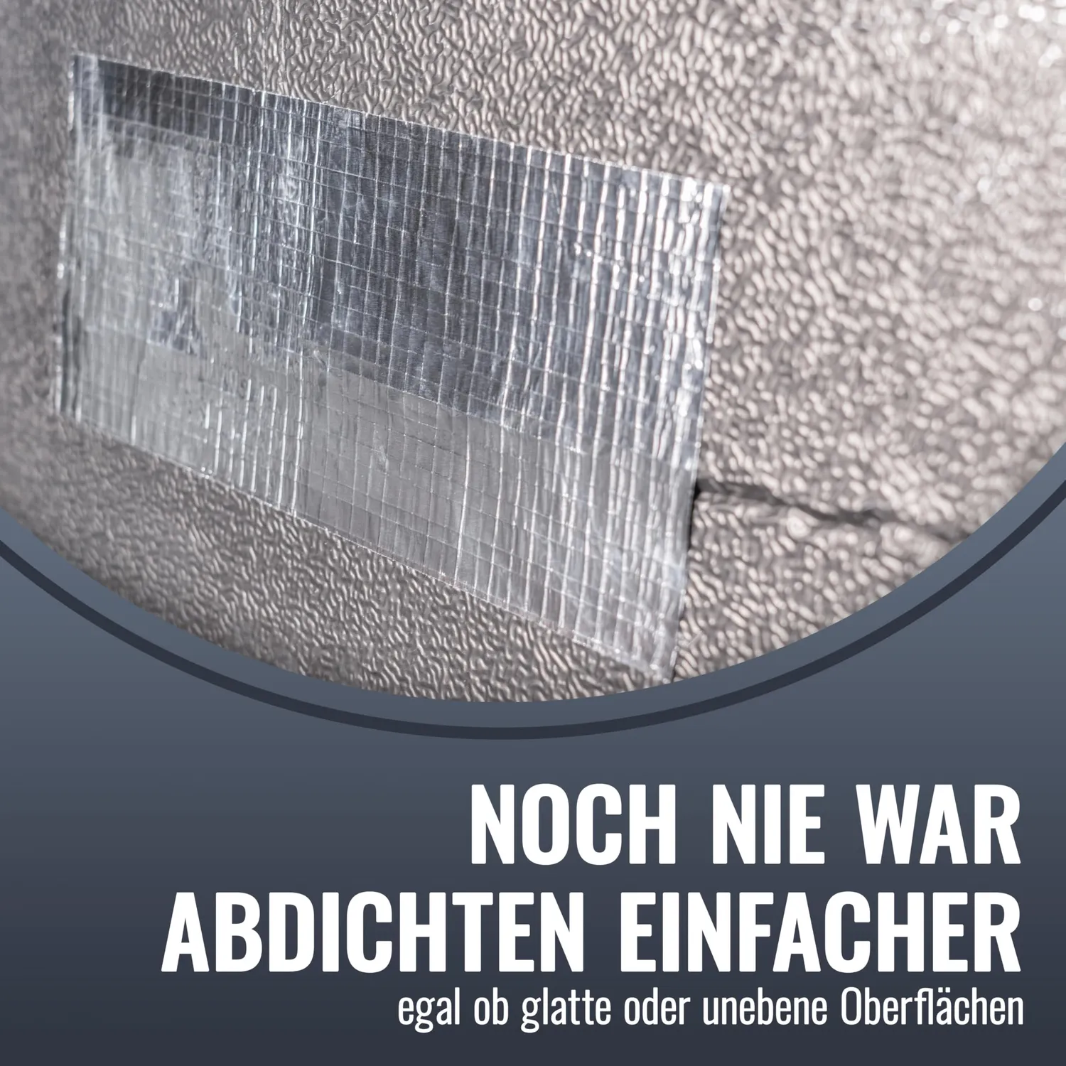 Poppstar Alu-Klebeband 50m x 48mm hitzebeständig