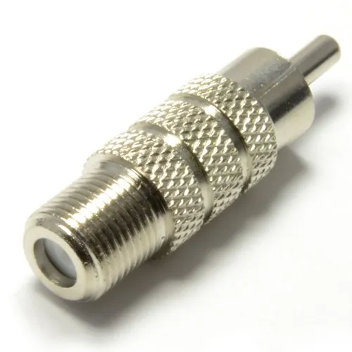 Kenable F-Typ Buchse Cinch Adapter vergoldet Gold