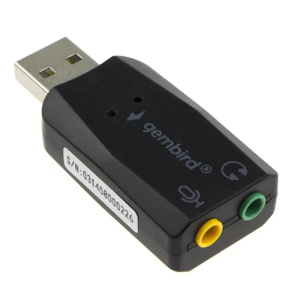 Kenable USB Soundkarte Adapter 3,5mm Headset Mikrofon