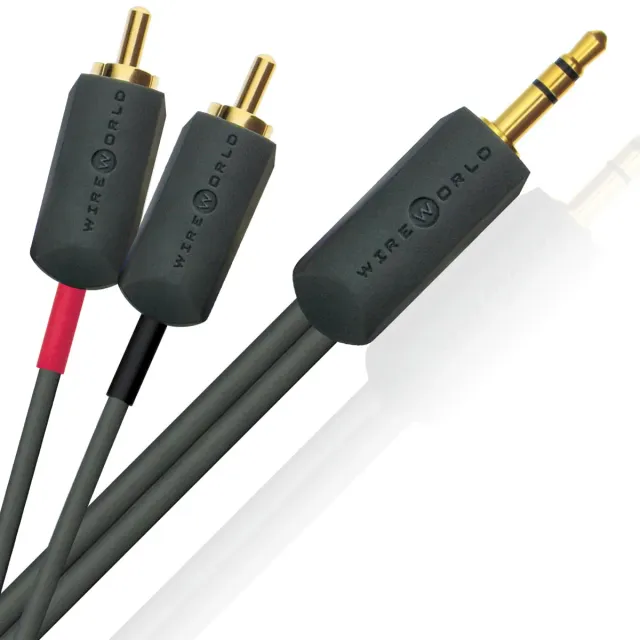 WireWorld iWorld Mini Jack Aux Kabel 1,5m Cinch OFC