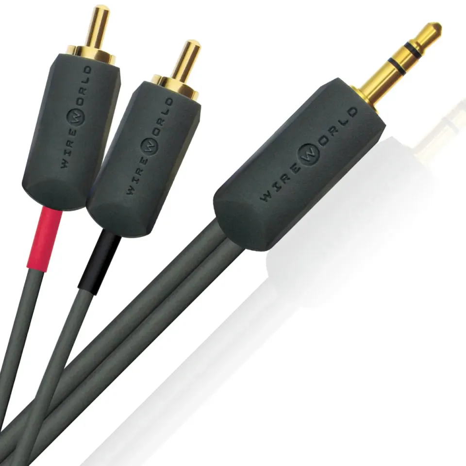 WireWorld iWorld Mini Jack Aux Kabel 1,5m Cinch OFC