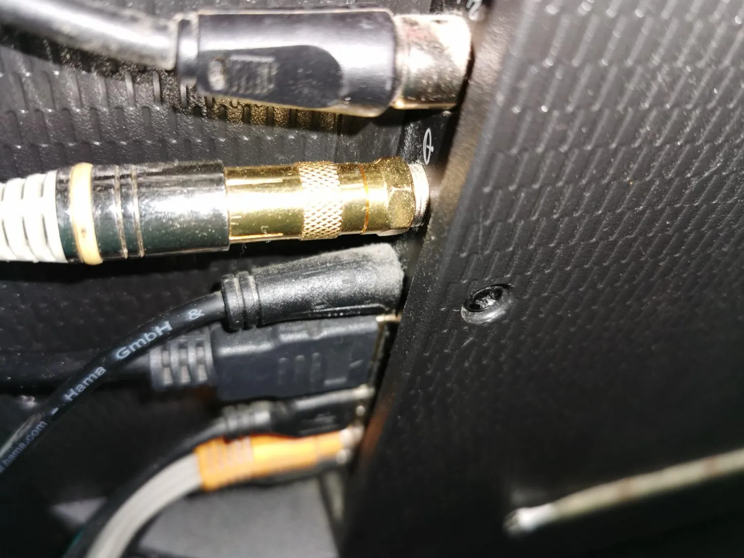 Poppstar SAT Adapter Koax Antenne 8 Stück vergoldet