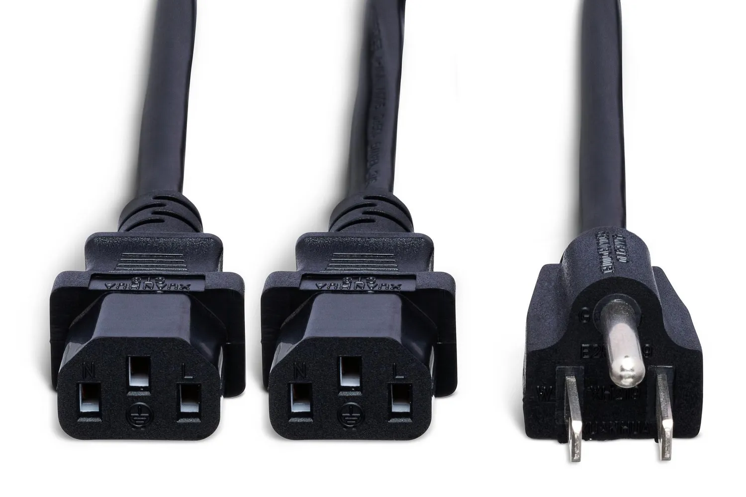 Hosa YIE-406 Strom Y-Kabel Kaltgeräte 2-fach