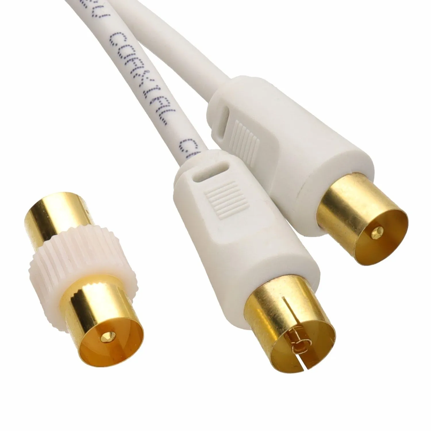 kenable RF Antennenkabel Verlängerung 3m schwarz 75 Ohm