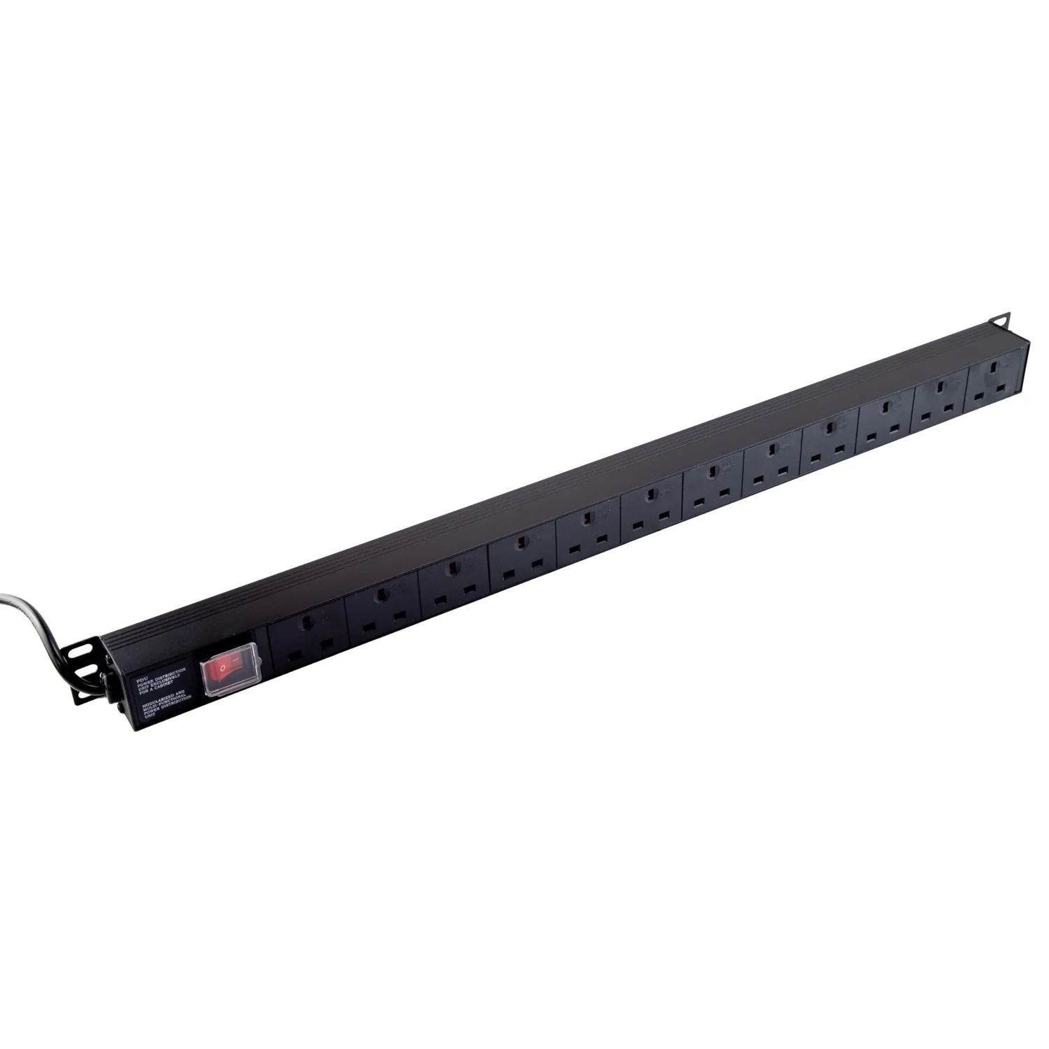 Kenable 19 Zoll PDU Steckdosenleiste 12-fach C20 16A 1,8m