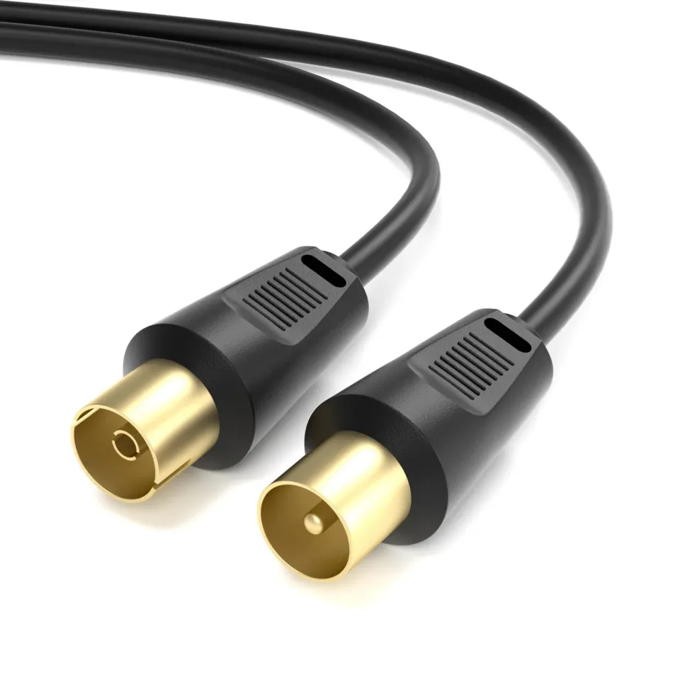 JAMEGA Antennenkabel 30m Schwarz Koax 135dB HDTV