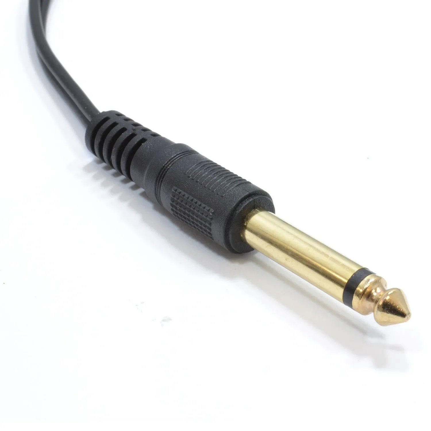 Kenable Mono Klinke Cinch Kabel 6,35mm 5 m schwarz