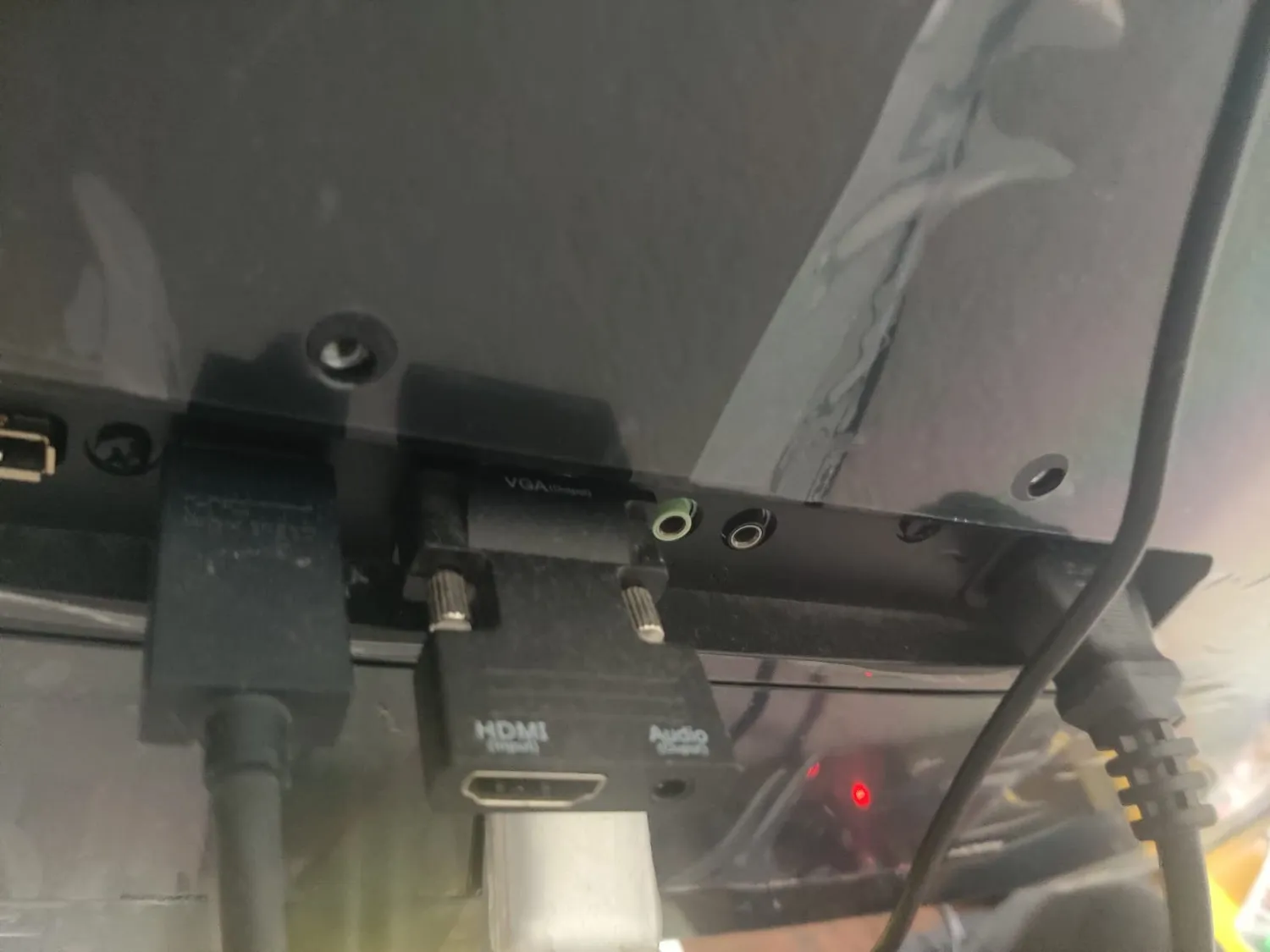 JAMEGA HDMI auf VGA Adapter 1080p Audio 1er Pack