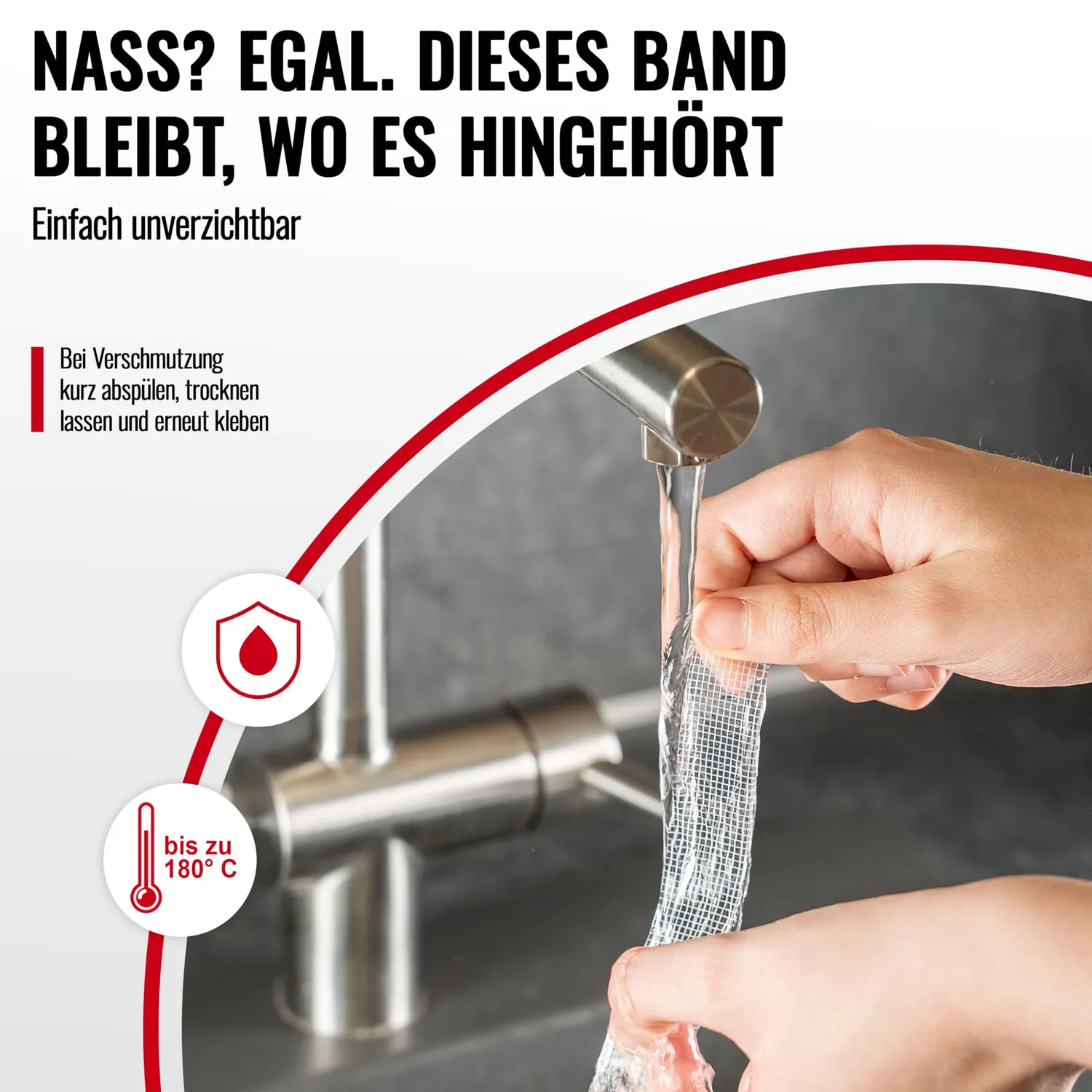 Poppstar Nano Klebeband doppelseitig 2 Rollen 3m transparent
