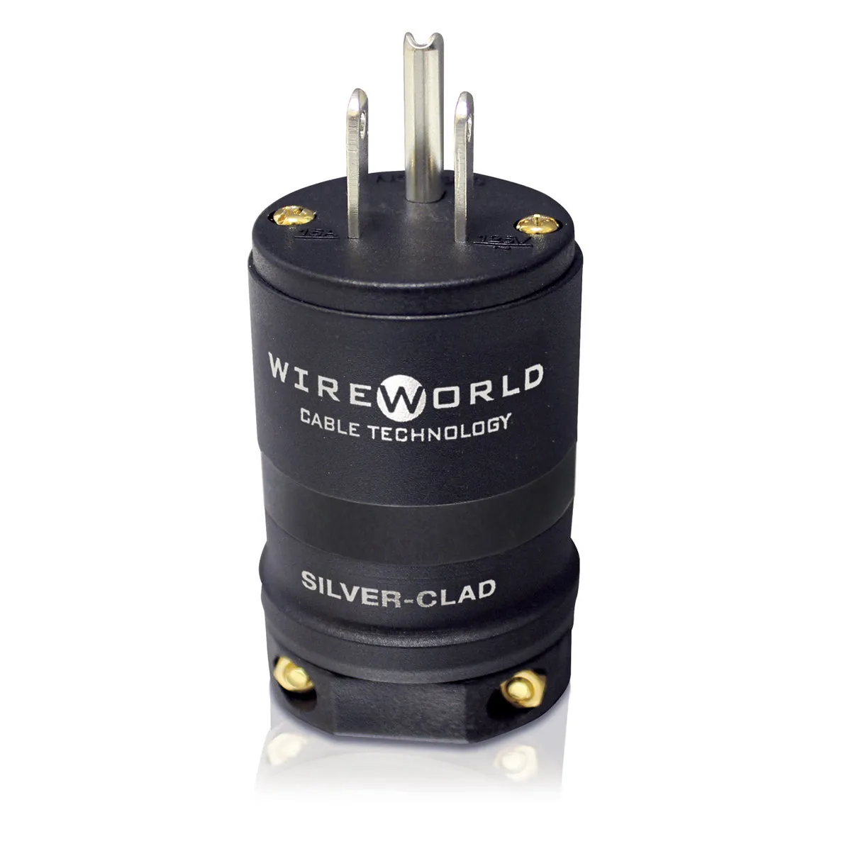 WireWorld Power Cord IEC-Stecker C13 15A silber