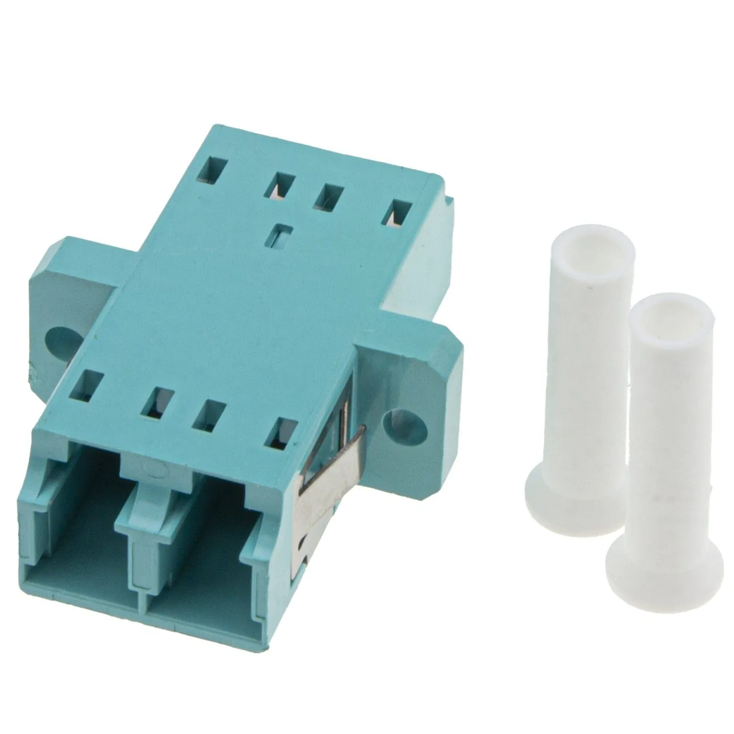 Kenable OM4 LC-LC LWL-Kuppler Duplex 5 Stück Aqua