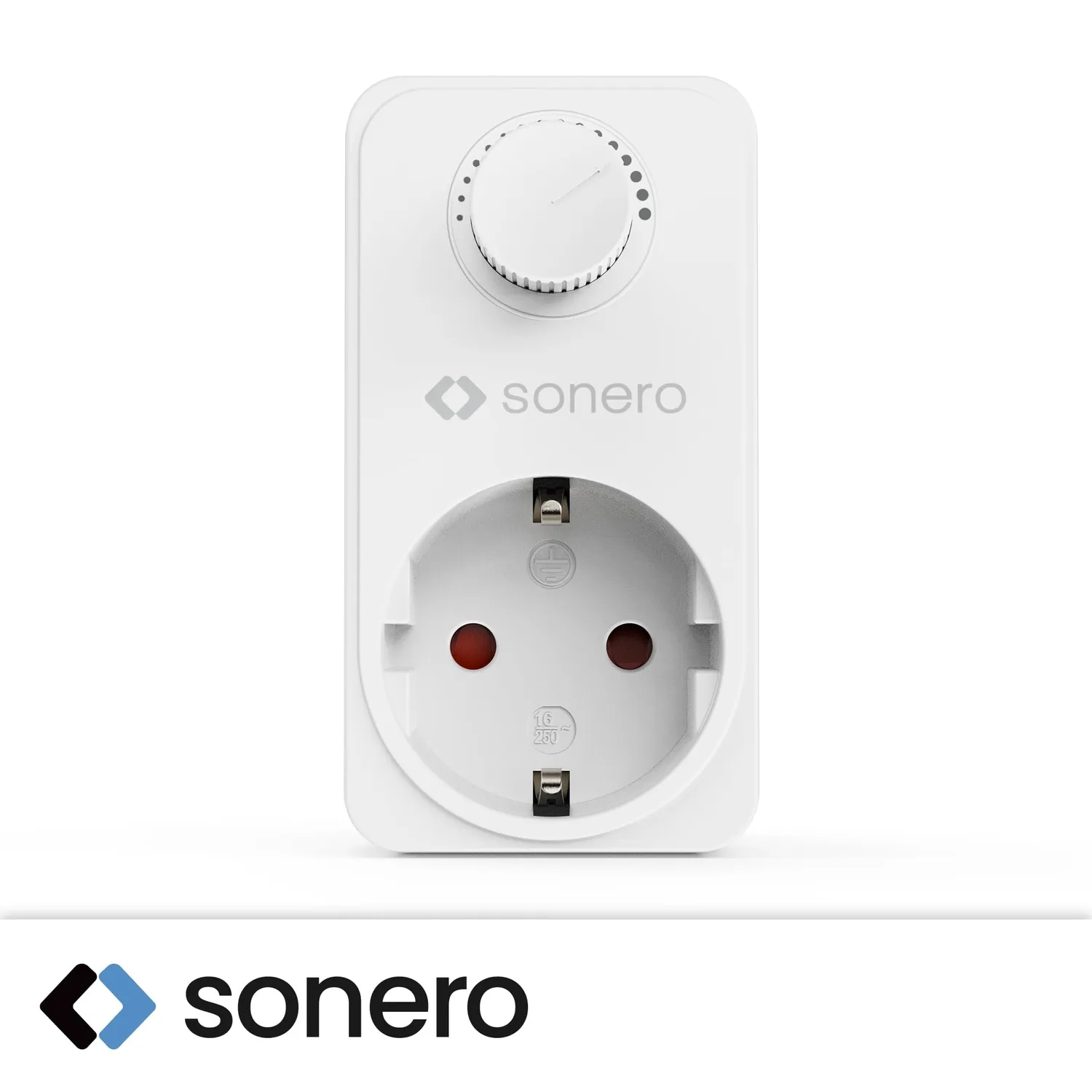 Sonero Steckdosendimmer für LED weiß 20-400W
