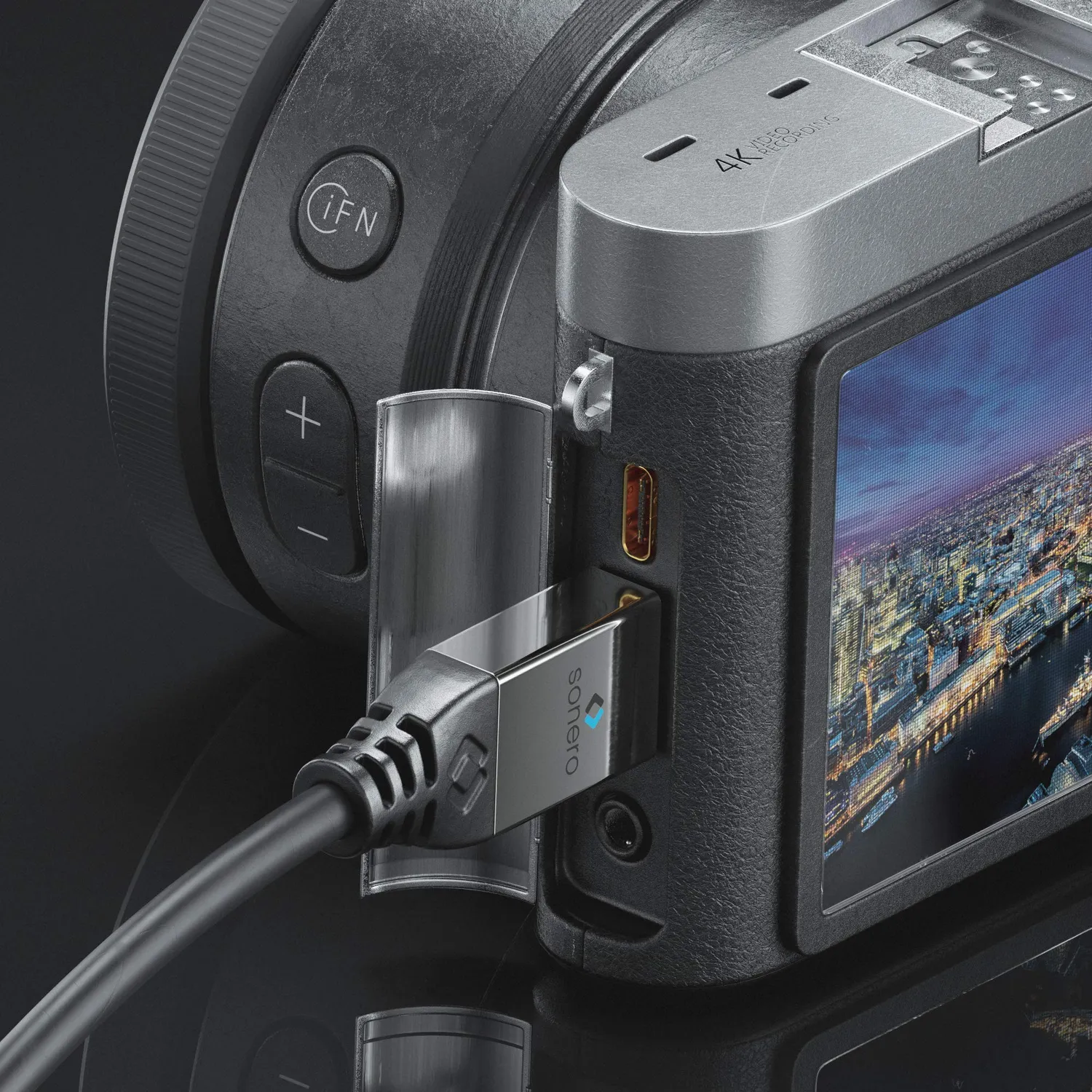 Sonero Premium S-HC200-030 Mini HDMI Kabel 3m schwarz 4K