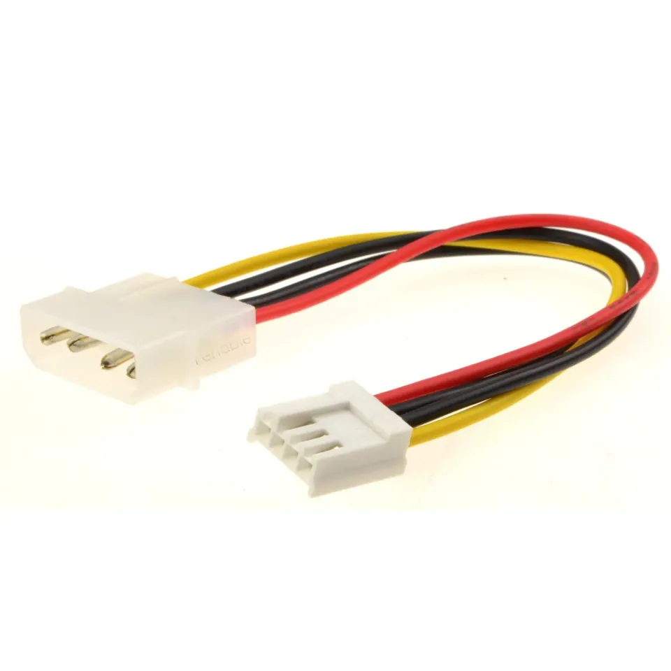 Kenable Molex Adapterkabel LP4 Stecker-Buchse 15cm 4-polig