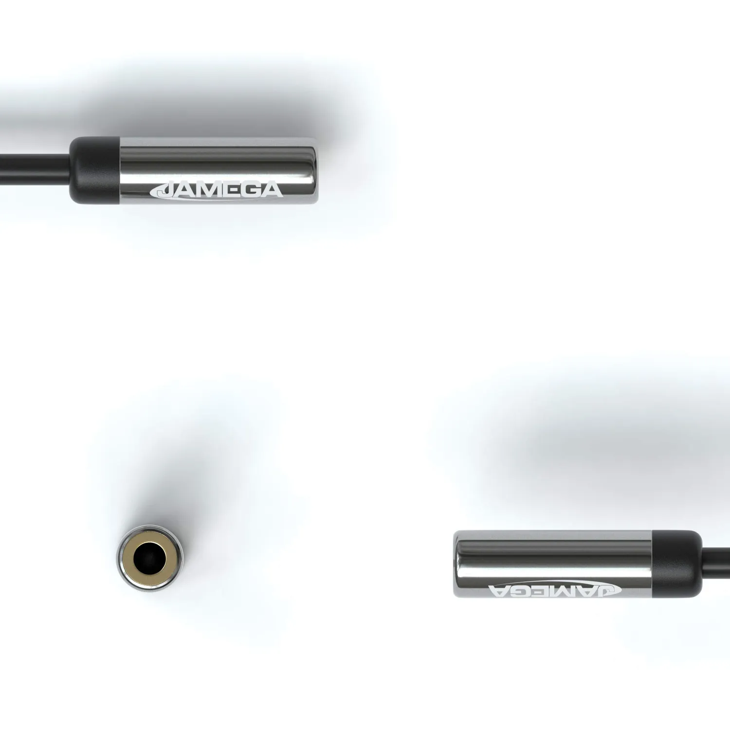 Jamega AUX zu Cinch Adapter 3,5mm auf 2x RCA Metall