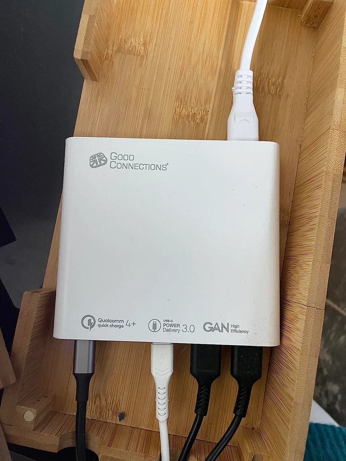 Good Connections GaN-Ladestation 120W 4-Port USB-C/A weiß