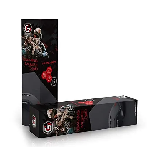 Kenable Mauspad Gaming 250x350 mm schwarz 3 mm Medium