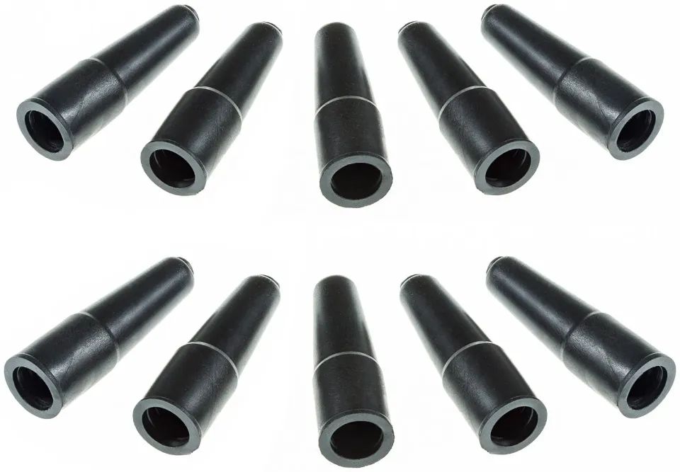 Poppstar Gummitüllen F-Stecker Wetterschutz 10x 7-8,2mm