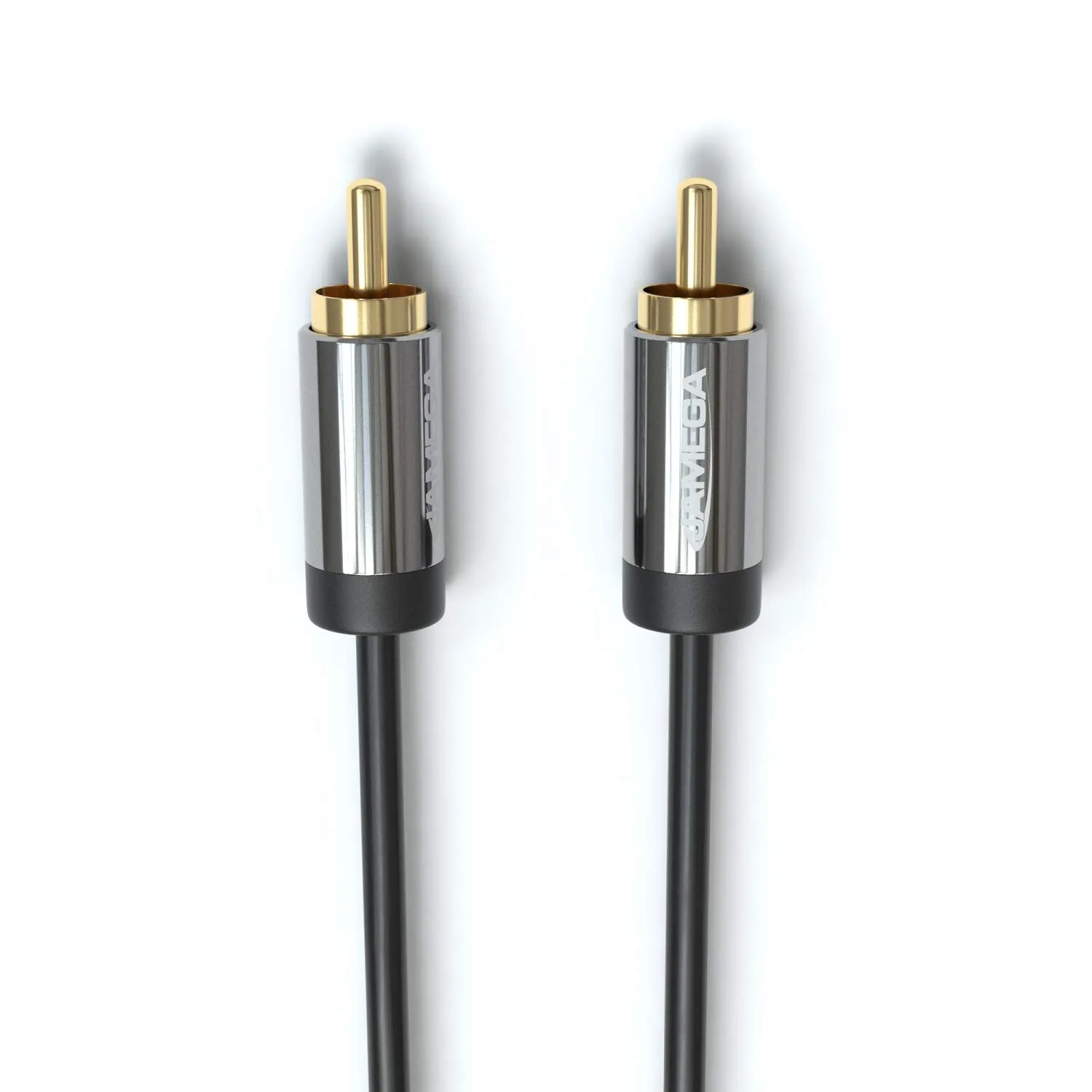 JAMEGA Subwoofer Kabel 1m Cinch RCA vergoldet