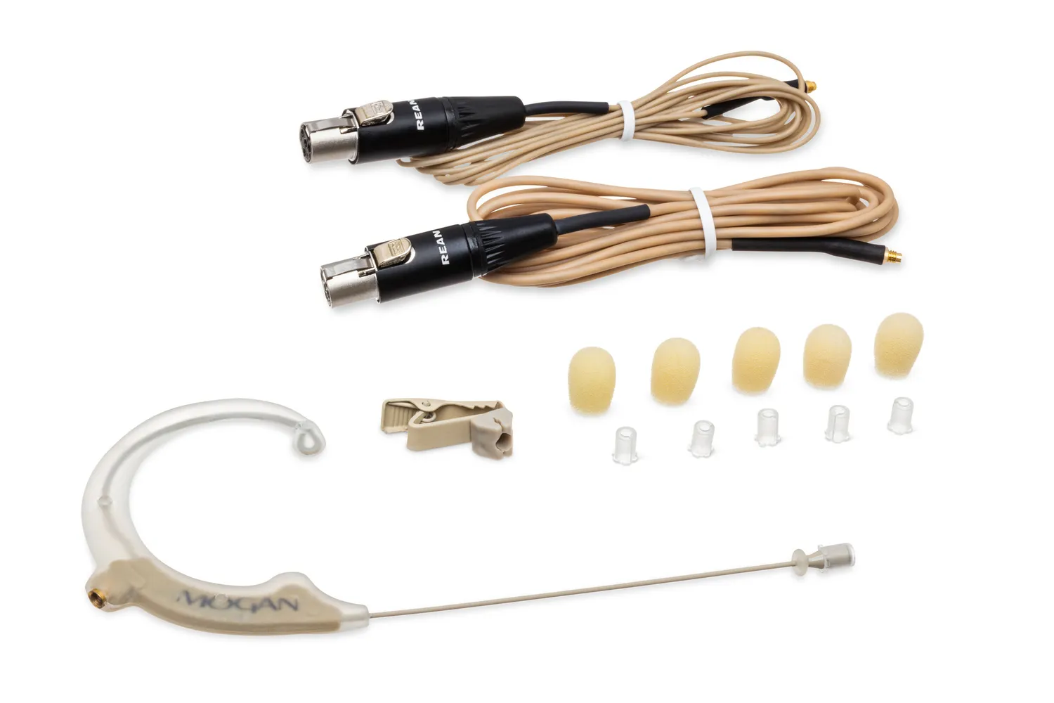 Hosa Mogan Elite ICE EIO-KIT Earset-Mikrofon hautfarben