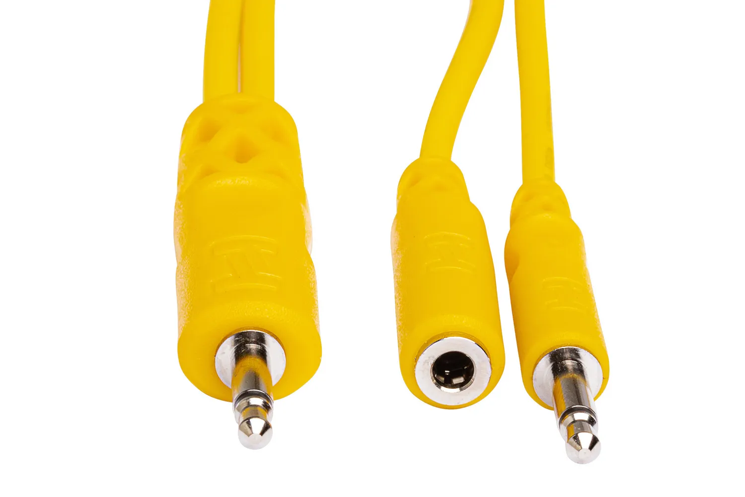 Hosa CMM-500Y Hopscotch Patchkabel Miniklinke 15 cm 6er