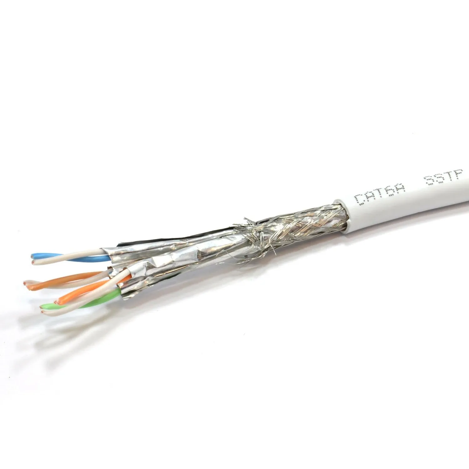 Kenable Cat6A Netzwerkkabel SSTP RJ45 10 m weiß