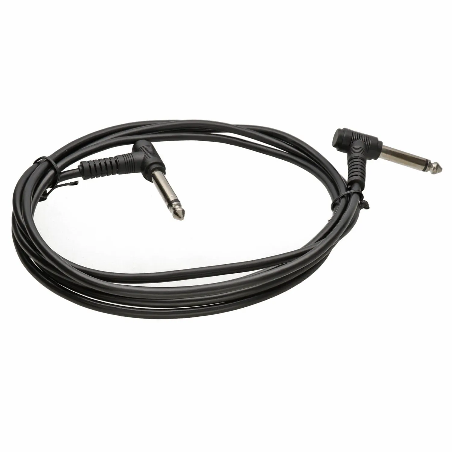Kenable 6,35mm Mono Klinkenkabel gewinkelt 2m schwarz