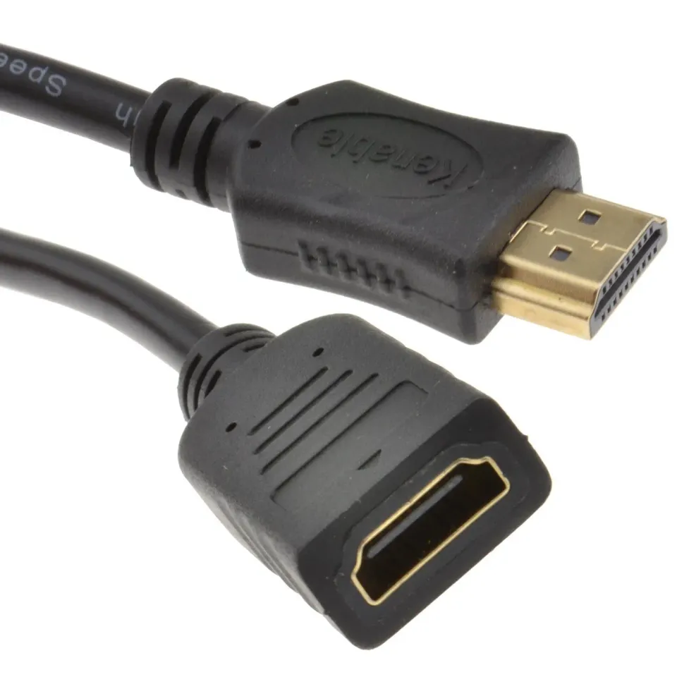 Kenable HDMI Verlängerungskabel 1m schwarz High Speed