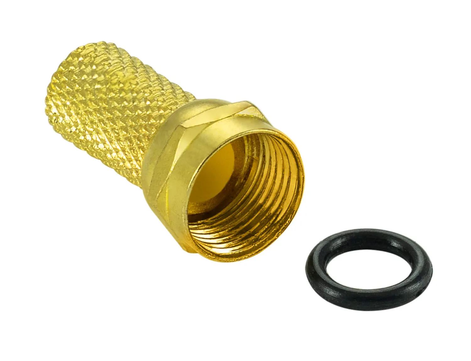 Poppstar Sat-Verteiler 2-fach Splitter mit F-Steckern