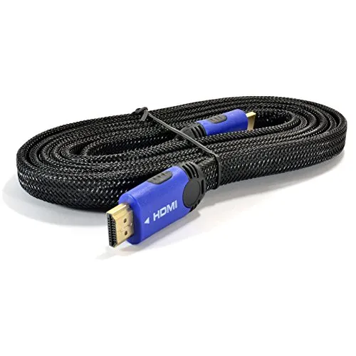 Kenable Flach HDMI Kabel 2m Blau 4K