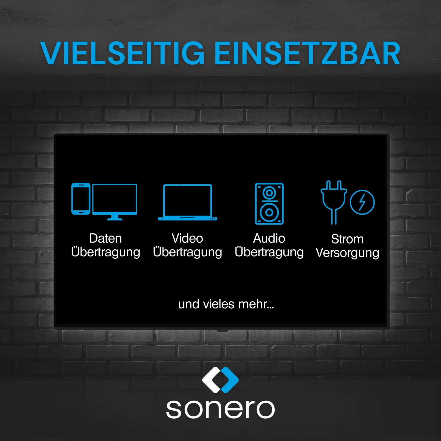 Sonero USB-C Winkeladapter 90° 40Gbps 240W silber