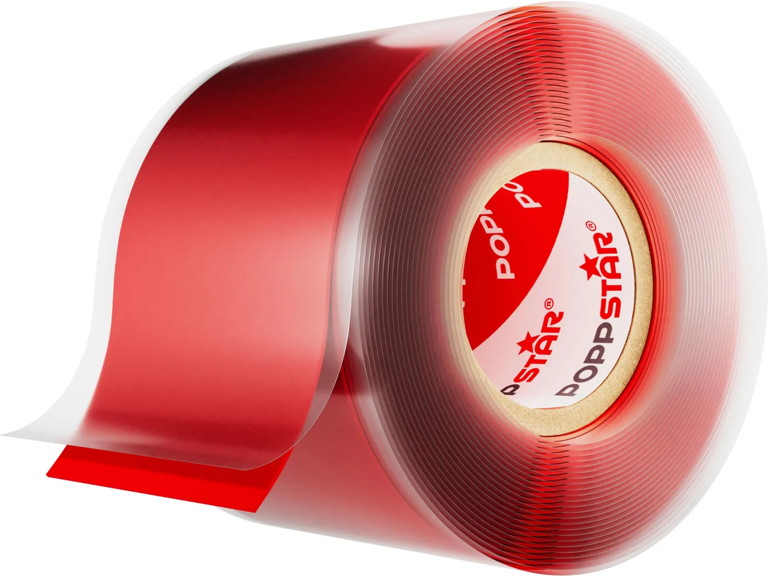 Poppstar Silikonband selbstverschweißend 3 m rot 25 mm
