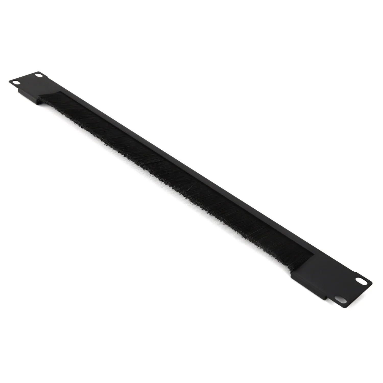 Kenable Bürstenleiste 1U Halbes Frame 19 Zoll Schwarz