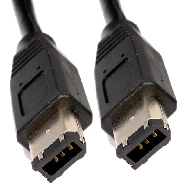 kenable Firewire DV Kabel 6-Pin auf 6-Pin 5m schwarz