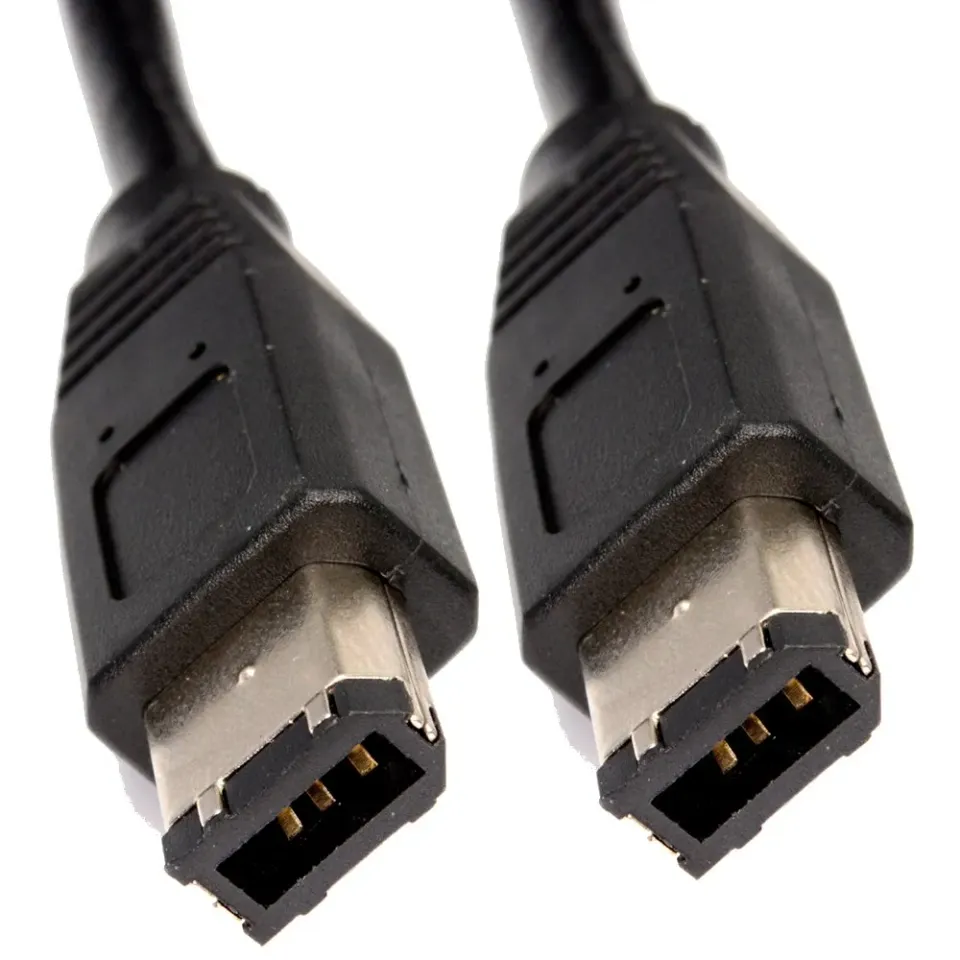 kenable Firewire DV Kabel 6-Pin auf 6-Pin 5m schwarz