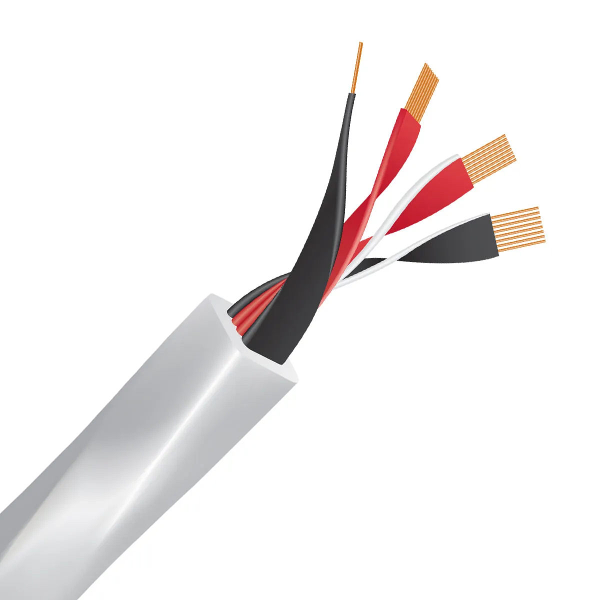 WireWorld Solstice 10 Lautsprecherkabel 2,5m Paar OFC